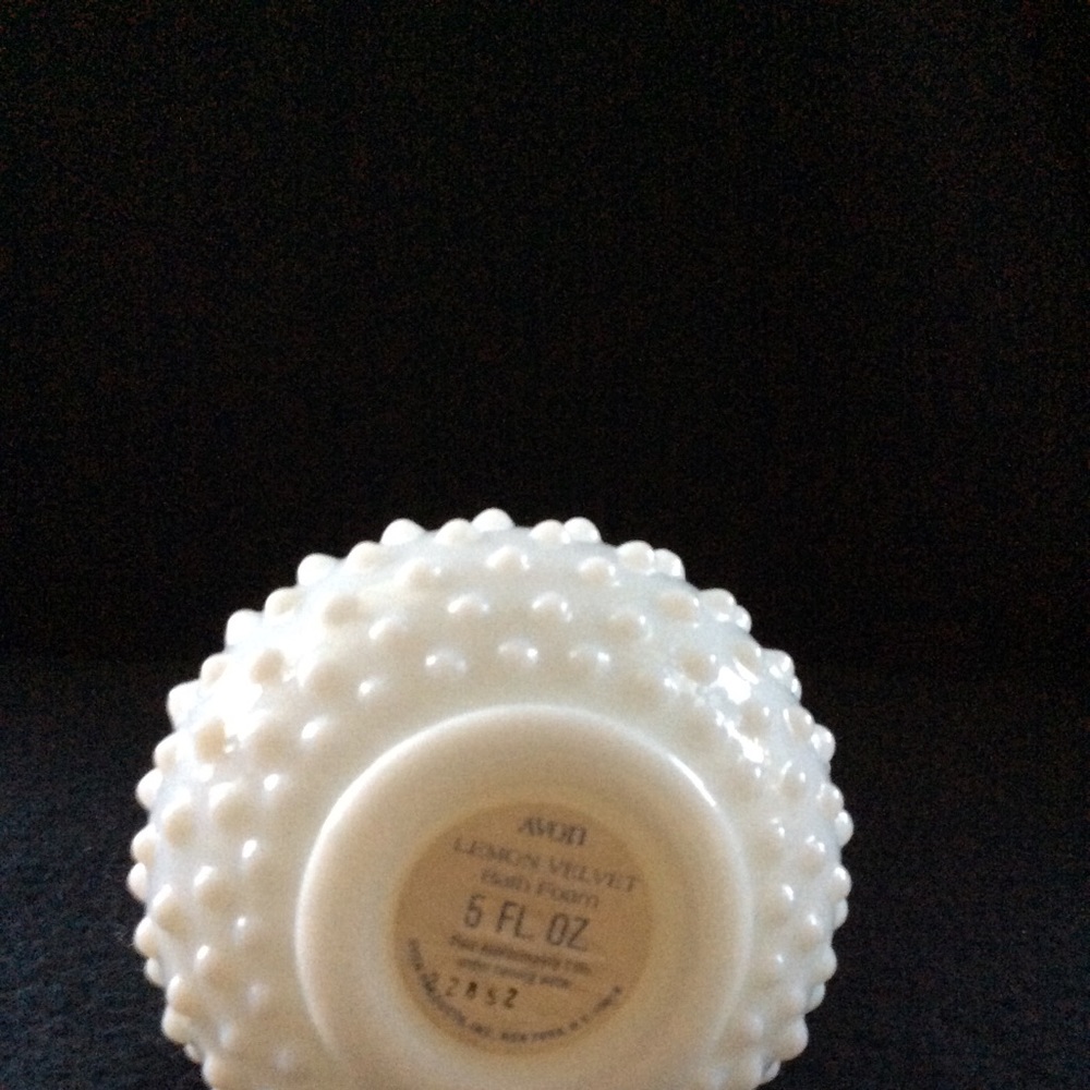 Vintage hobnail milk glass decanter cruet EUC - Picture 2 of 4